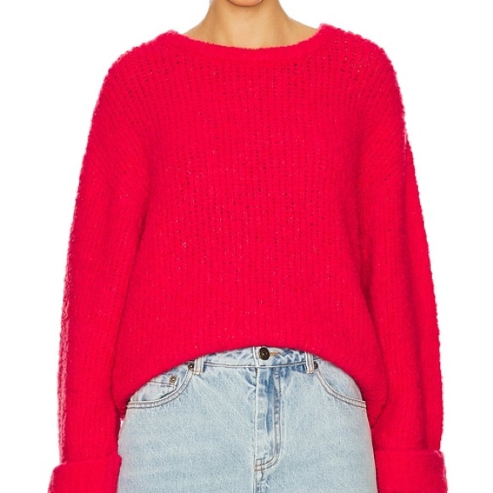 NWT AMERICAN VINTAGE Zolly Pullover In Red